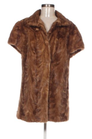 Дамско кожено палто Unbranded, Размер M, Цвят Кафяв, Цена 168,04 €, #136919558