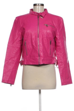Geacă de piele pentru femei Amisu, Mărime M, Culoare Roz, Preț 105,00 Lei, #136889527