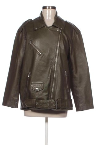 Dámská kožená bunda  ASOS, Velikost XXL, Barva Zelená, Cena  1 956,00 Kč, #136898750