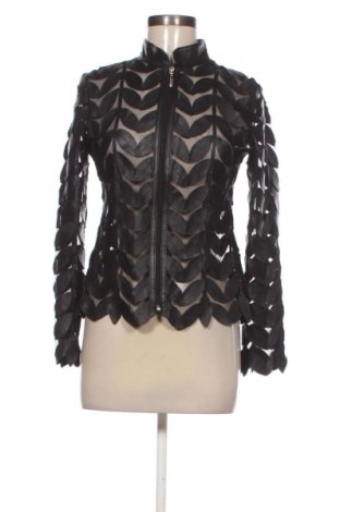 Geacă de piele pentru femei Unbranded, Mărime S, Culoare Negru, Preț 125,12 Lei, #136949696
