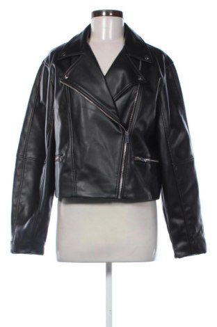 Damen Lederjacke Mango, Größe L, Farbe Schwarz, Preis € 36,20, #136858224
