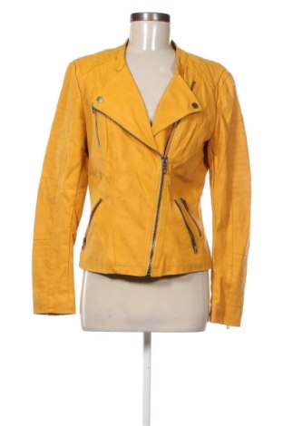 Дамско кожено яке ONLY, Размер M, Цвят Жълт, Цена 16,00 €, #136873526