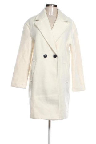 Damenmantel Bershka, Größe L, Farbe Ecru, Preis 71,99 €, #136917290