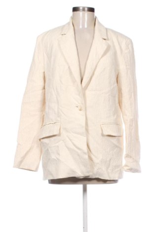 Damen Blazer Zara, Größe L, Farbe Ecru, Preis 29,99 €, #136945206