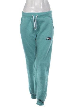 Pantaloni trening de femei Tommy Hilfiger, Mărime L, Culoare Verde, Preț 265,87 Lei, #136894913