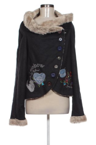 Дамско яке Desigual, Размер XL, Цвят Черен, Цена 83,00 €, #136878907
