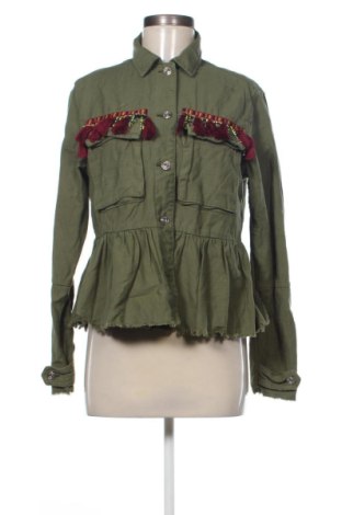 Дамско яке Bershka, Размер M, Цвят Зелен, Цена 12,00 €, #136914873