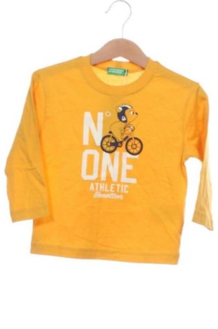 Παιδική μπλούζα United Colors Of Benetton, Μέγεθος 12-18m/ 80-86 εκ., Χρώμα Κίτρινο, Τιμή 16,50 €, #136878662