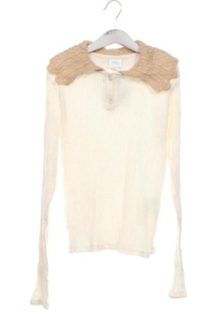 Bluză pentru copii Zara, Mărime 11-12y/ 152-158 cm, Culoare Ecru, Preț 39,99 Lei, #136826429