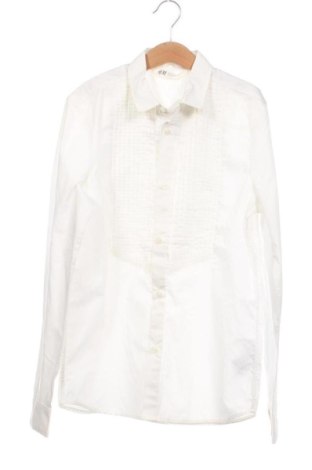 Kinderhemd H&M, Größe 10-11y/ 146-152 cm, Farbe Ecru, Preis € 8,99, #136884010