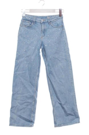 Dětské džíny  H&M, Velikost 9-10y/ 140-146 cm, Barva Modrá, Cena  393,00 Kč, #136869141