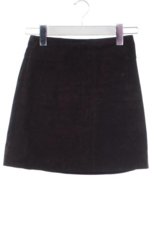 Fustă de piele H&M, Mărime XXS, Culoare Maro, Preț 187,41 Lei, #136921095