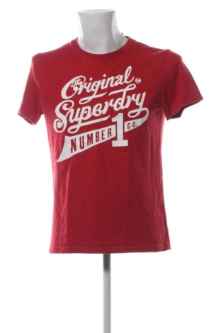 Pánske tričko  Superdry, Veľkosť M, Farba Červená, Cena  17,95 €, #136858640