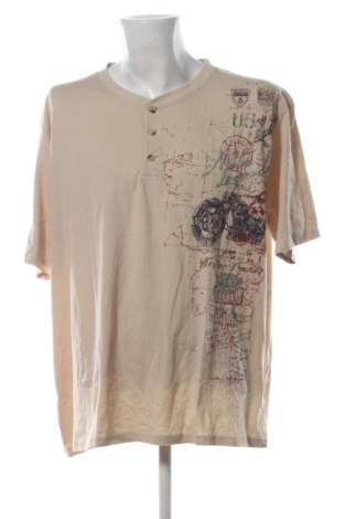 Pánské tričko  Unbranded, Velikost 4XL, Barva Béžová, Cena  299,00 Kč, #136905332