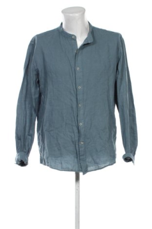 Мъжка риза Pull&Bear, Размер L, Цвят Син, Цена 11,89 €, #136846023