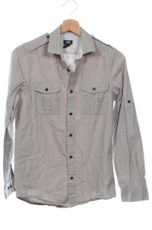 Herrenhemd H&M, Größe XS, Farbe Beige, Preis 6,91 €, #136870164