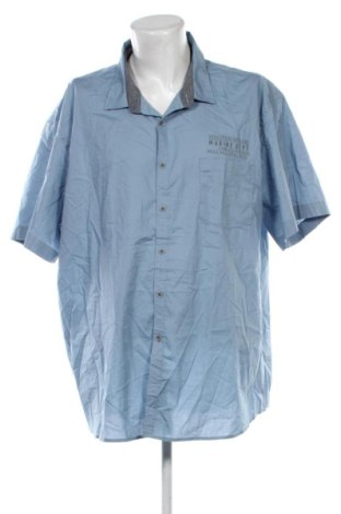 Ανδρικό πουκάμισο Unbranded, Μέγεθος 5XL, Χρώμα Μπλέ, Τιμή 13,99 €, #136873413