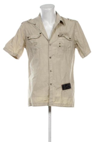 Herrenhemd Unbranded, Größe XL, Farbe Beige, Preis 16,99 €, #136878074