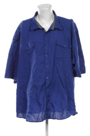 Herrenhemd Unbranded, Größe 5XL, Farbe Blau, Preis 18,99 €, #136898157