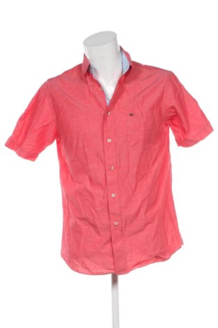 Мъжка риза Giordano, Размер M, Цвят Розов, Цена 11,24 €, #136898281