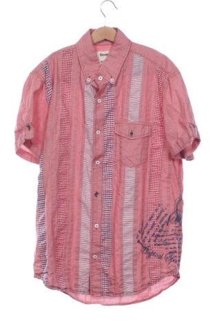 Мъжка риза Desigual, Размер L, Цвят Розов, Цена 23,14 €, #136756891