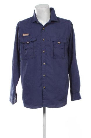 Herrenhemd Walk Safari, Größe L, Farbe Blau, Preis € 20,52, #136858935