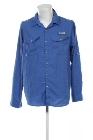 Herrenhemd Unbranded, Größe L, Farbe Blau, Preis € 13,98, #136863862