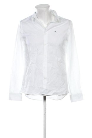 Мъжка риза Calvin Klein, Размер M, Цвят Бял, Цена 80,78 €, #136884494