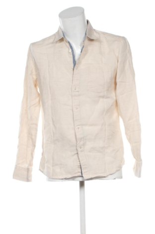 Мъжка риза Celio, Размер M, Цвят Екрю, Цена 11,13 €, #136905609