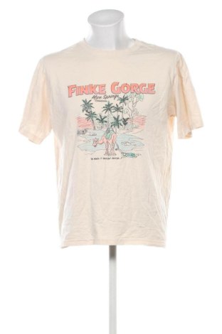 Męski T-shirt Mr Simple, Rozmiar L, Kolor ecru, Cena 50,99 zł, #136847034