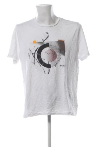 Męski T-shirt Hugo Boss, Rozmiar XL, Kolor Biały, Cena 150,99 zł, #136872143