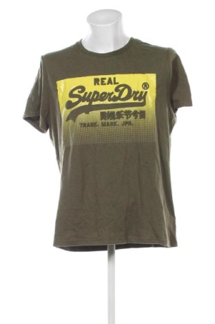 Męski T-shirt Superdry, Rozmiar 3XL, Kolor Zielony, Cena 55,99 zł, #136874420