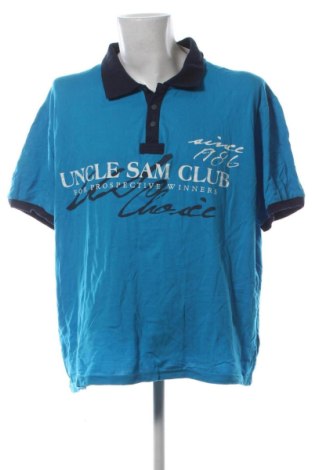 Ανδρικό t-shirt Uncle Sam, Μέγεθος 4XL, Χρώμα Μπλέ, Τιμή 11,99 €, #136880668