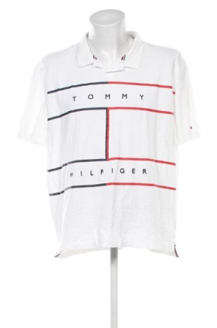 Męski T-shirt Tommy Hilfiger, Rozmiar 3XL, Kolor Biały, Cena 193,99 zł, #136897666