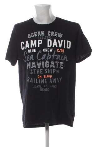 Męski T-shirt Camp David, Rozmiar XXL, Kolor Czarny, Cena 76,99 zł, #136897941