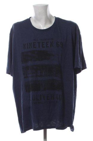 Herren Shirt S.Oliver, Größe 4XL, Farbe Blau, Preis 8,99 €, #136898193