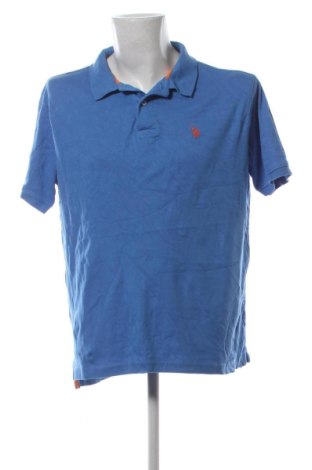 Męski T-shirt U.S. Polo Assn., Rozmiar L, Kolor Niebieski, Cena 120,99 zł, #136904828