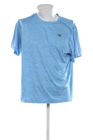 Ανδρικό t-shirt New Balance, Μέγεθος XXL, Χρώμα Μπλέ, Τιμή 17,99 €, #136905138
