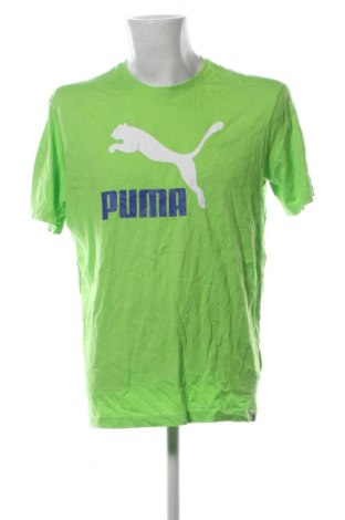 Ανδρικό t-shirt PUMA, Μέγεθος L, Χρώμα Πράσινο, Τιμή 19,99 €, #136906279