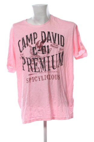 Herren Shirt Camp David, Größe 3XL, Farbe Rosa, Preis 16,99 €, #136907119