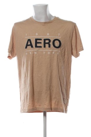 Męski T-shirt Aeropostale, Rozmiar XL, Kolor Beżowy, Cena 44,99 zł, #136907951