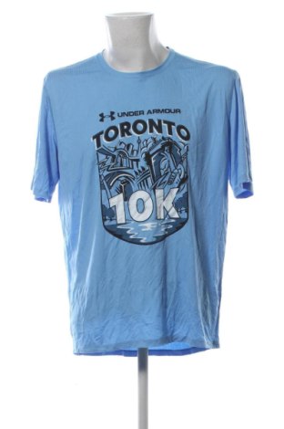 Tricou de bărbați Under Armour, Mărime XL, Culoare Albastru, Preț 177,99 Lei, #136908872