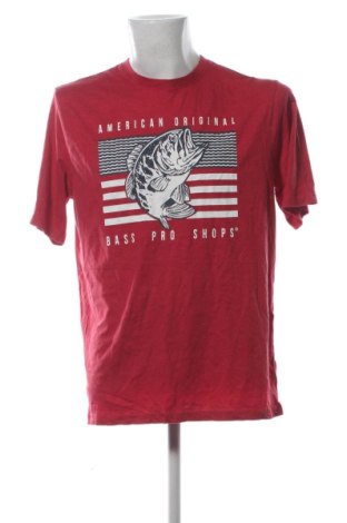 Ανδρικό t-shirt Bass Pro Shops, Μέγεθος L, Χρώμα Κόκκινο, Τιμή 11,99 €, #136912480