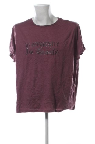 Ανδρικό t-shirt SHEIN, Μέγεθος 3XL, Χρώμα Βιολετί, Τιμή 9,99 €, #136912998