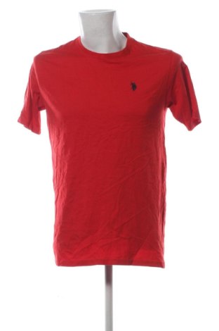 Мъжка тениска U.S. Polo Assn., Размер L, Цвят Червен, Цена 18,91 €, #136917425