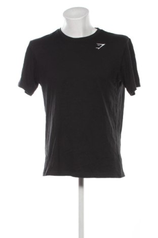 Męski T-shirt Gymshark, Rozmiar M, Kolor Czarny, Cena 48,99 zł, #136921886