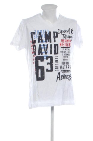 Мъжка тениска Camp David, Размер L, Цвят Бял, Цена 15,84 €, #136933666