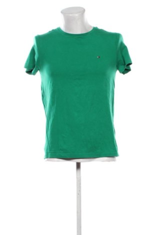 Мъжка тениска Tommy Hilfiger, Размер L, Цвят Зелен, Цена 39,88 €, #136935925
