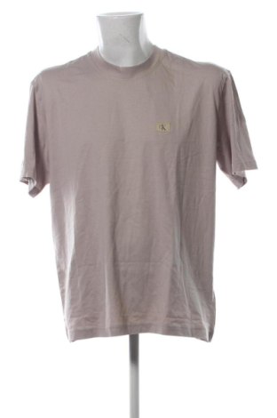Herren T-Shirt Calvin Klein Jeans, Größe XL, Farbe Beige, Preis € 39,99, #136939221