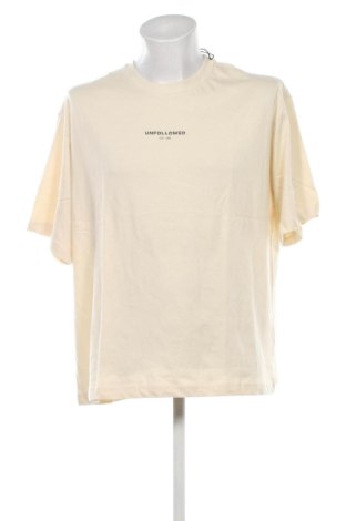 Tricou de bărbați UNFOLLOWED, Mărime L, Culoare Ecru, Preț 167,99 Lei, #136947543